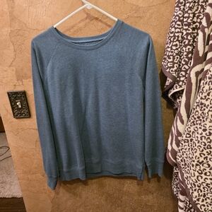 Time and Tru Charcoal Knit Top